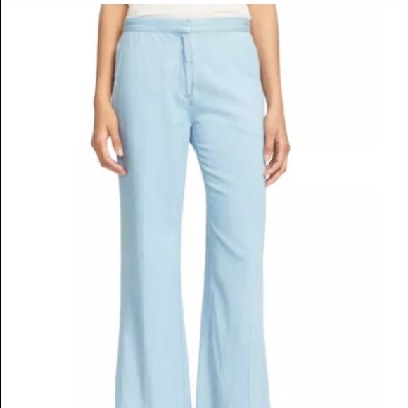 Diane Von Furstenberg Woman’s Katara Denim Pants - Picture 2 of 8